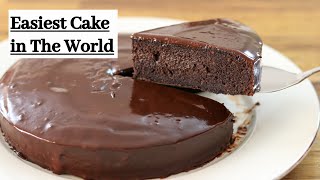 3Ingredient Chocolate Cake Recipe [upl. by Schafer]