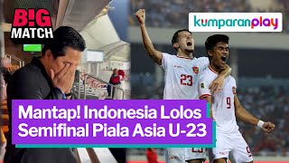 Timnas U23 ke Semifinal Usai Hajar Korsel Erick Thohir sampai Nangis Terharu [upl. by Naltiac]