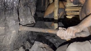 Unseen Footage of Coal Miners Life  Coal Extraction process shorts mining [upl. by Denny696]