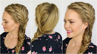 Waterfall and Fishtail French Braids [upl. by Dranel]