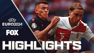 Croatia vs Albania Highlights  UEFA Euro 2024 [upl. by Leftwich]