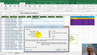 Excel DÜŞEYARA  VLOOKUP Kullanımı [upl. by Ellehs]