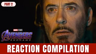 12 More Fans React to CAPTAIN MARVEL Rescuing IRON MAN  Avengers Endgame REACTION [upl. by Donovan687]