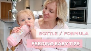 BottleFormula Feeding Tips  How to make the perfect temp bottle quickly [upl. by Annohsed666]