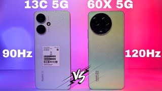 Redmi 13C 5G 🆚 Narzo 60X 5G ⚡ Unboxing amp Comparison 🔥 Which Is best Smartphone For You [upl. by Anallese]