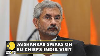 Indian External Affairs Minister S Jaishankar speaks on EU Chiefs India visit at Raisina Dialogue [upl. by Ik]