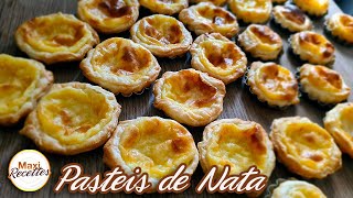 Pasteis de Nata Recette Facile de Mini Flans Portugais [upl. by Wilonah]