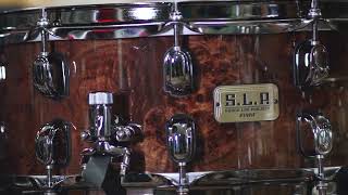 Tama SLP 6x14quot GMaple Snare Drum Mappa Burl Gloss [upl. by Valer269]