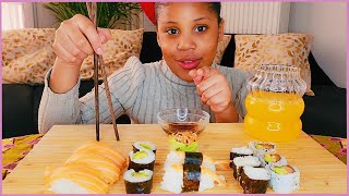 SUSHI MUKBANG┃CHITCHAT [upl. by Anyk]