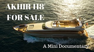 Cantieri di Pisa Akhir 118 Super Yacht For Sale  Mini Documentary [upl. by Ahsiemat]