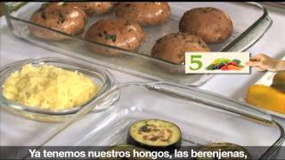 Hongos portobello rellenos quotRevista del Consumidor TVquot 51 [upl. by Enelehs]