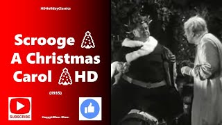 Scrooge 🎄 A Christmas Carol 🎄 Black amp White 🎄 Seymour Hicks HD [upl. by Ellevehc]