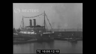 1920s Tilbury Dock extension opened quotA Greater Port of Londonquot [upl. by Ahsoik]