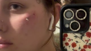 taking out all my piercings pain [upl. by Anitnoc]