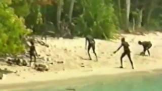 Rare footage captures Sentinelese tribe of Indian Ocean [upl. by Eelrefinnej]