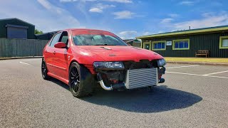 Fitting a FRONT MOUNT INTERCOOLER to the Cupra [upl. by Aramat]