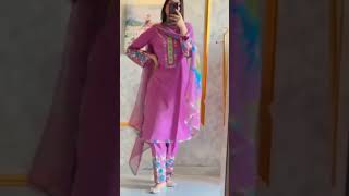 Latest party wear Punjabi suit 💞💫💞💫 Punjabi song status suit short fashionyoutubeshorts [upl. by Nrubyar819]