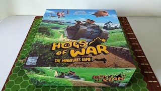 Hogs of War Miniatures Game  Unboxing [upl. by Siravaj]