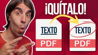 Cómo QUITAR SUBRAYADO de PDF  ELIMINAR el RESALTADO de un PDF [upl. by Animsaj]