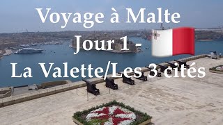 🇲🇹 Voyage à Malte  Jour 1  La Valette  Les 3 cités [upl. by Agace]