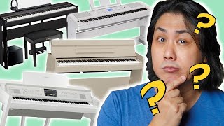 Best Yamaha Digital Pianos for Homes  Arius Clavinova DGX or PSeries [upl. by Ivgnout594]