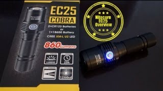 Nitecore EC25 Cobra Flashlight Overview [upl. by Melita]