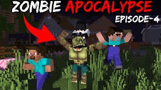 ZOMBIE VIRUS  Episode4  Minecraft Zombie Apocalypse in hindi [upl. by Lemej]