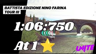 Battista Edizione Nino Farina Tour III Asphalt Legends Unite [upl. by Anavrin279]