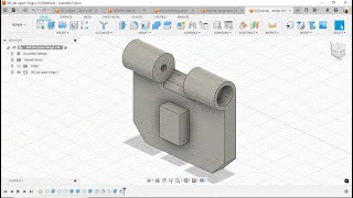 Designing the Hinge Upper of the Ortho Iso Parts Box [upl. by Nangem]