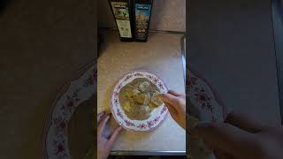 Trader Joes Mushroom Ravioli with Truffle Sauce Review Part 2 foodshorts traderjoes ravioli [upl. by Gherardi]