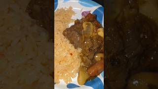 Stewed Oxtails and Beef Necks shortsfeed food dinnertime oxtails [upl. by Uticas]