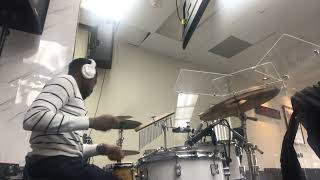 Drumcam  Rehearsal with Minister Mex  Joe Praize in Rhode Island [upl. by Enirehtahc]