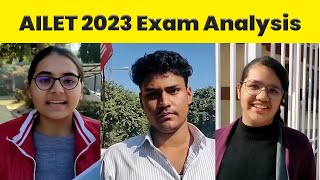 AILET 2023 Student Reaction Exam Analysis Expected Cutoff [upl. by Verada]