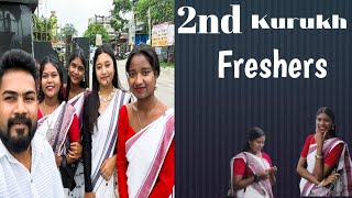 2nd Kurukh freshers at science college kokrajharLakras vlog [upl. by Nytram119]