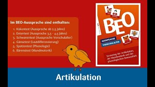 BEO Aussprache  Screenings zur Beobachtung von Kindern [upl. by Ydaj]