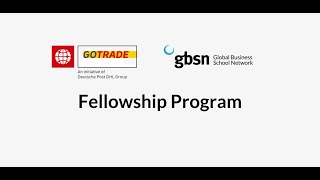 DHL GoTrade GBSN Fellowship Program How to Apply and Partner with SMEs [upl. by Nylirad654]