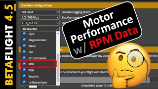 Betaflight 45 ⋙ RELEASED TODAY   Motor Performance  🎉UPDATED🎉 Trace Templates [upl. by Marola]