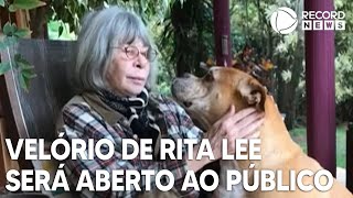 Velório de Rita Lee será aberto ao público [upl. by Akiem243]