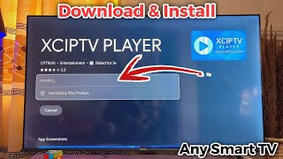 How to Install XCIPTV Player on Any Smart TV [upl. by Pappano]