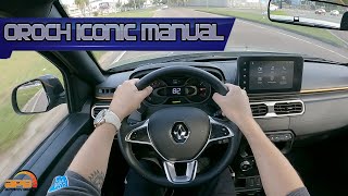 2025 RENAULT OROCH ICONIC 16 MANUAL  POV RIDE TEST DRIVE IN CURITIBABRAZIL [upl. by Aiyekal]