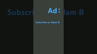 Adam B please react to my channel on your channel [upl. by Cired]