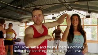 Learn Salsa in Cali Colombia with the Dancing Irishman Tiempo Real Telepacifco [upl. by Squires330]