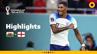 Rashford hits EMPHATIC double  Wales v England  FIFA World Cup Qatar 2022 [upl. by Euqinommod]