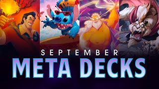 NEW Top 5 Meta Decks – Disney Lorcana Best Decklists September [upl. by Boswall]