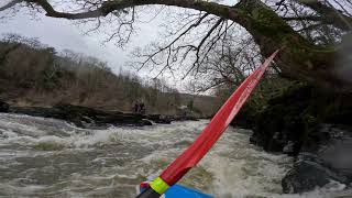 Wet January 2024 kayaking Welsh rivers [upl. by Elatsyrc]