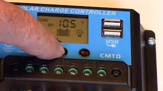 Tutorial Programming Charge Controller on WSS 601 Solar Suitcase [upl. by Yxor]