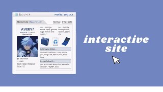 interactive site carrd tutorial [upl. by Anihcak]