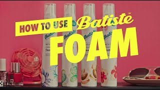 How To Use Batiste Foam  Waterless Cleansing Foam  Batiste [upl. by Onilecram443]