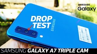 Samsung Galaxy A7 Drop Test  Will the Triple Camera survive w 6D glasssoftcase [upl. by Vladimir593]