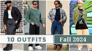 10 Latest Fall Outfit Ideas for Men 2024  Mens Fashion [upl. by Gresham]